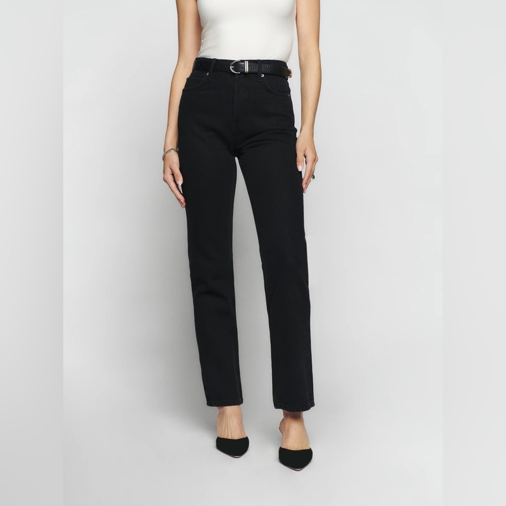 Cynthia High Rise Straight Jeans